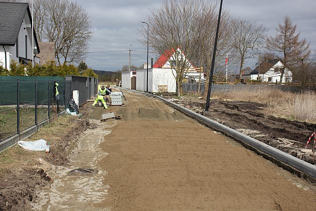Drogowy łącznik na Sudeckiej w budowie