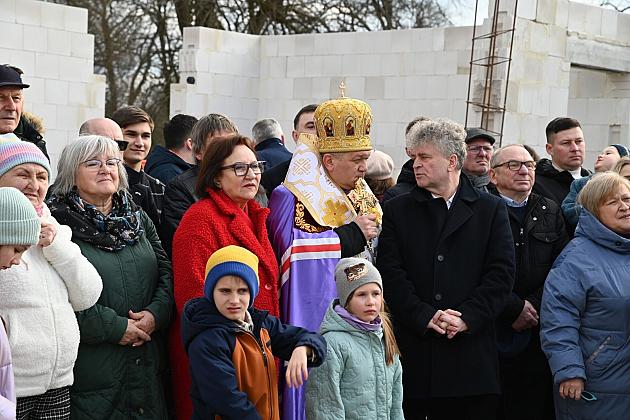 Poświęcenie kamienia węgielnego pod budową lęborskiej Cerkwi
