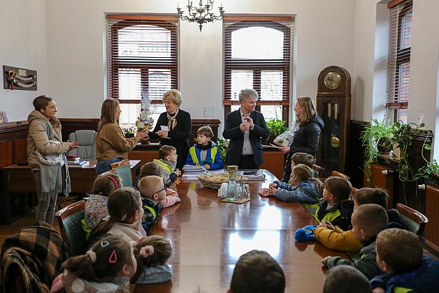 Wizyta Dzieci z Przedszkola nr 5 w Urzędzie Miasta