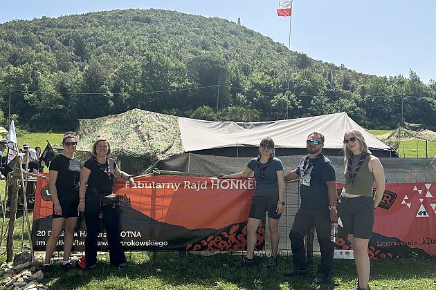 Harcerze z Lęborka na Uroczystościach 80. Rocznicy Bitwy pod Monte Cassino