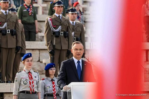 Harcerze z Lęborka na Uroczystościach 80. Rocznicy Bitwy pod Monte Cassino