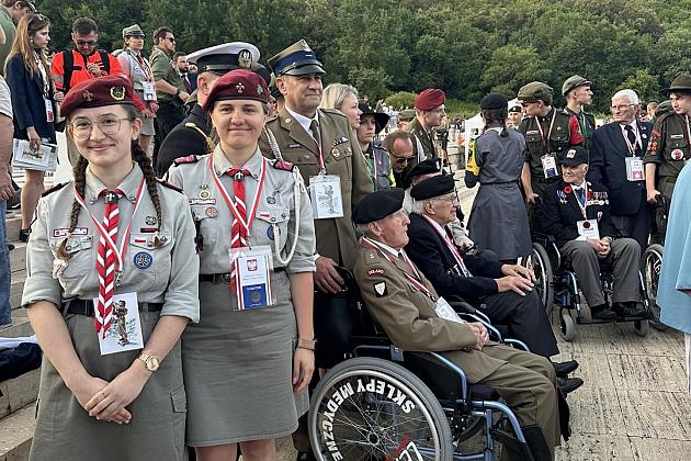 Harcerze z Lęborka na Uroczystościach 80. Rocznicy Bitwy pod Monte Cassino
