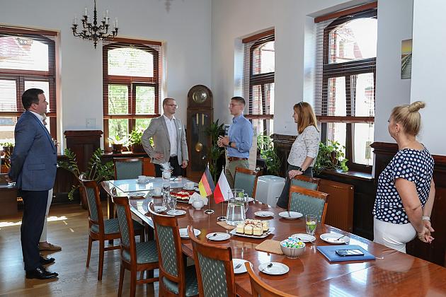 Burmistrz Lauenburga z wizytą w Lęborku