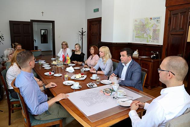 Burmistrz Lauenburga z wizytą w Lęborku