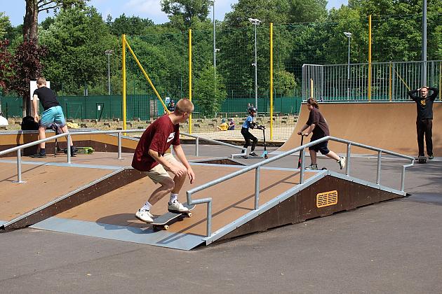 Pierwsze zawody na skateparku w Lęborku