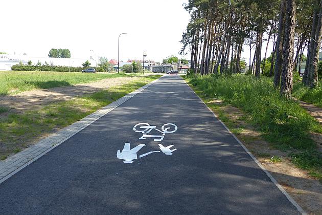 Droga pieszo-rowerowa przy ulicach Władysława IV i Teligi gotowa