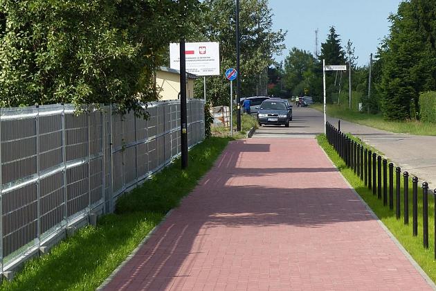 Nowa droga pieszo-rowerowa na ul. Glinianej