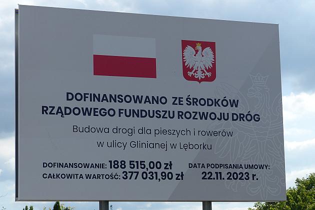 Nowa droga pieszo-rowerowa na ul. Glinianej