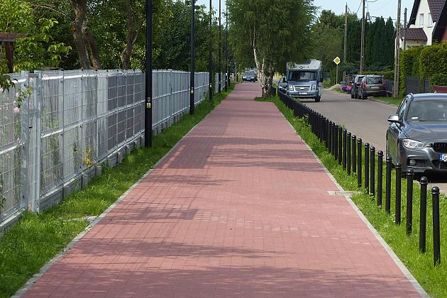 Nowa droga pieszo-rowerowa na ul. Glinianej