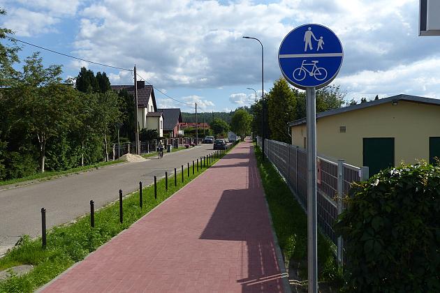 Nowa droga pieszo-rowerowa na ul. Glinianej