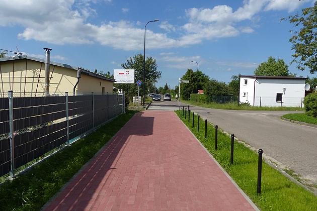 Nowa droga pieszo-rowerowa na ul. Glinianej