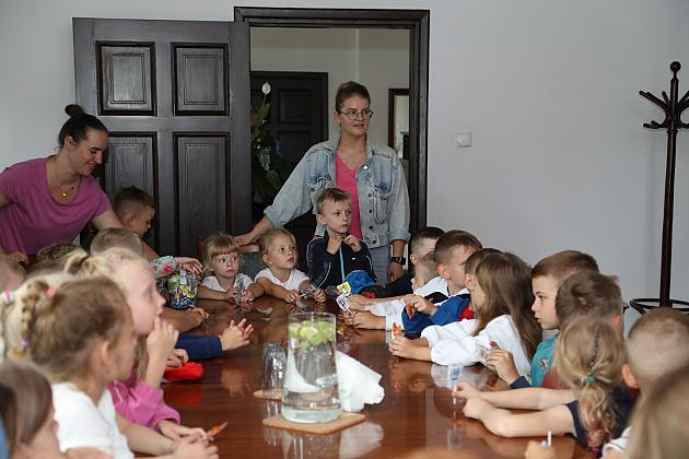 Przedszkolaki z Lęborka odwiedziły burmistrza