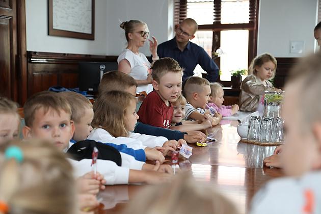 Przedszkolaki z Lęborka odwiedziły burmistrza