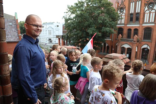 Przedszkolaki z Lęborka odwiedziły burmistrza