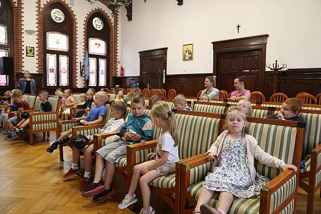 Przedszkolaki z Lęborka odwiedziły burmistrza