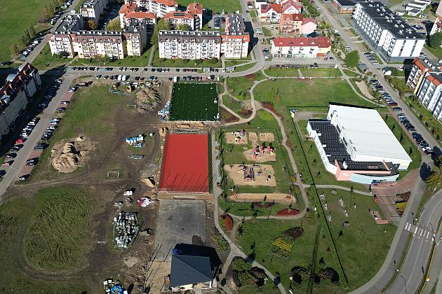 Budowa kompleksu boisk na Osiedlu Sportowa na finiszu