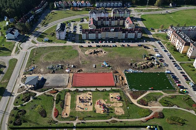 Budowa kompleksu boisk na Osiedlu Sportowa na finiszu