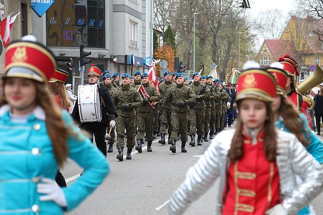 Z Polską w sercu. Lęborczanie uczcili Narodowe Święto Niepodległości