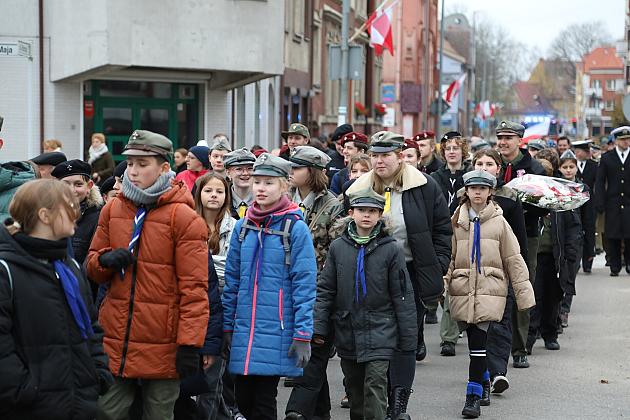 Z Polską w sercu. Lęborczanie uczcili Narodowe Święto Niepodległości