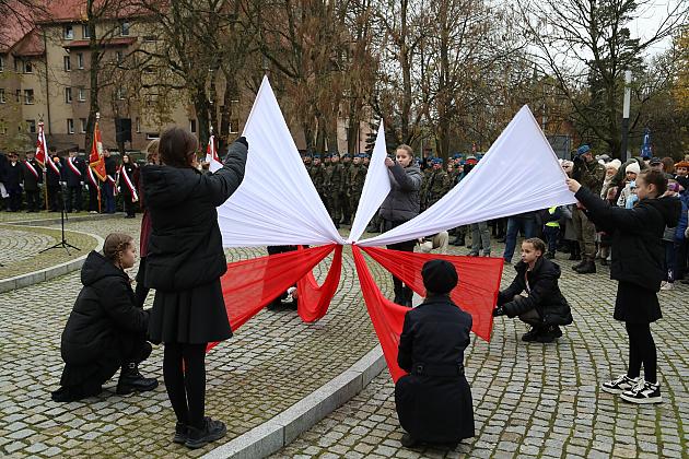 Z Polską w sercu. Lęborczanie uczcili Narodowe Święto Niepodległości