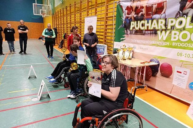 Sukces lęborczanki w Pucharze Polski w Bocci Osób Niepełnosprawnych