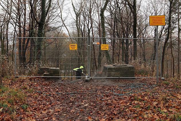 Kolejny etap renowacji schodów prowadzących do Wieży Ciśnień