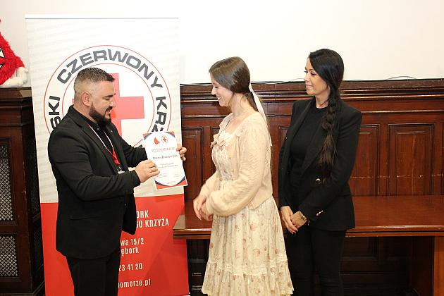 Dawcy krwi odznaczeni na gali PCK w ratuszu