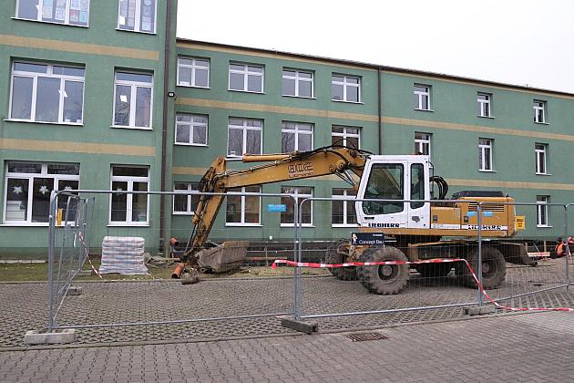 Trwa rozbudowa Szkoły Podstawowej nr 8 i remont małej sali gimnastycznej