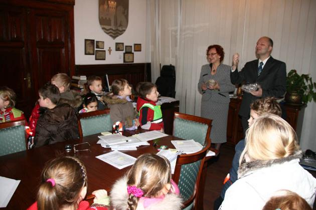 Z życzeniami świątecznymi w Ratuszu