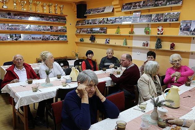 Spotkanie wigilijne Stowarzyszenia Emerytów, Rencistów i Osób Niepełnosprawnych