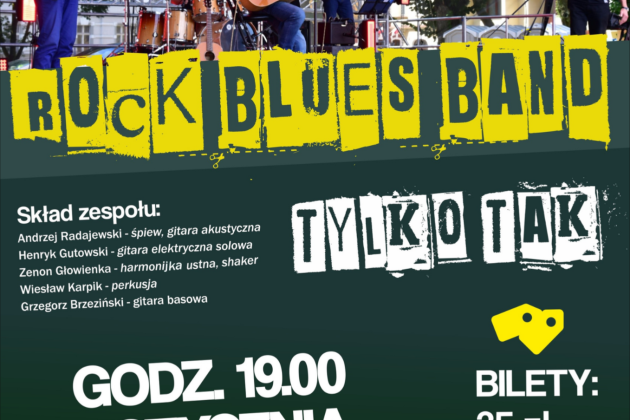 Koncert Rock Blues Band TYLKO TAK w Stacji Kultura