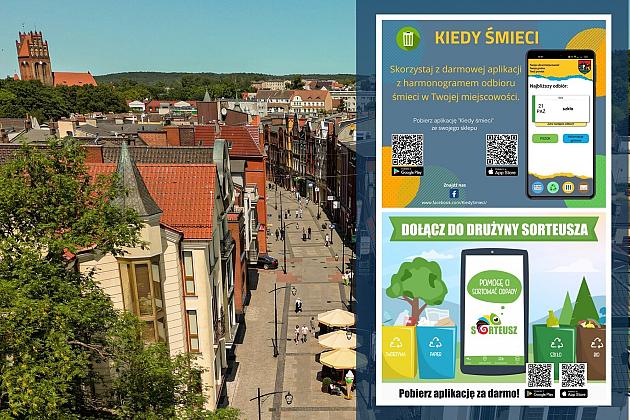 Pobierz darmowe aplikacje, żeby dowiedzieć się, jak postępować z odpadami