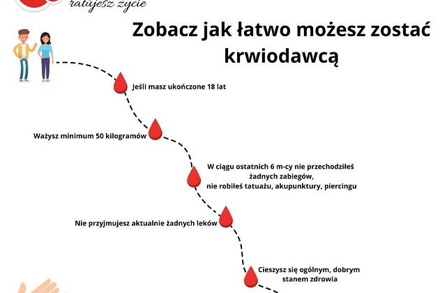 Zachęcamy do oddawania krwi przy Urzędzie Miejskim w Lęborku