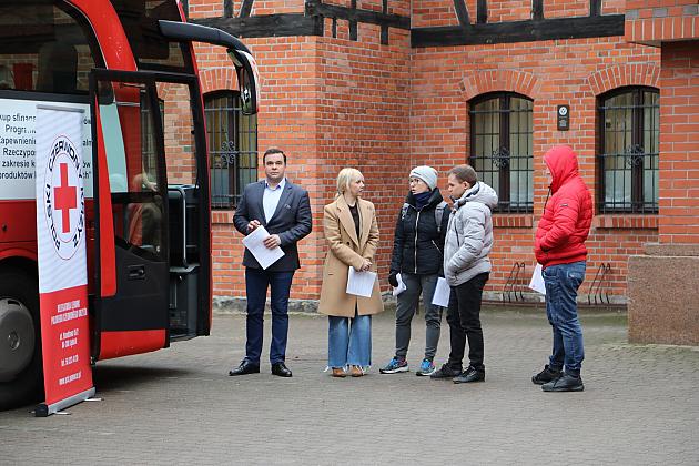Ponad dziesięć litrów krwi oddali mieszkańcy przy Urzędzie Miejskim