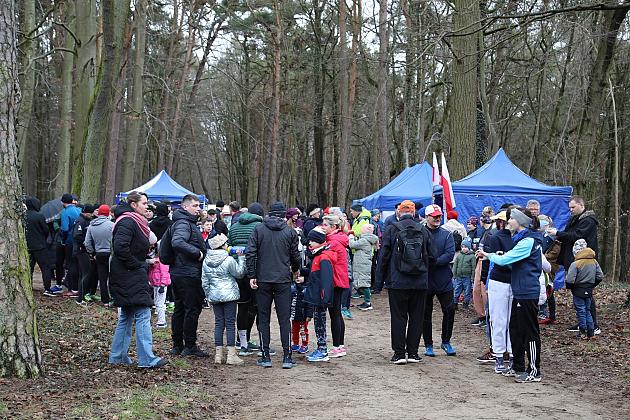 Patriotyczne bieganie w Parku Chrobrego z okazji Narodowego Dnia Pamięci Żołnierzy Wyklętych