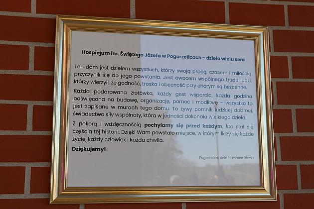 Hospicjum w Pogorzelicach uroczyście otwarte