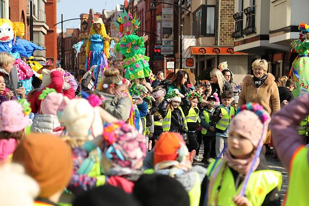 Wiosenny konkurs marzann nad rzeką Łebą