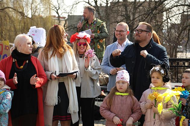 Wiosenny konkurs marzann nad rzeką Łebą