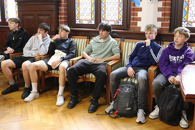 Wizyta gości ze Słowacji i spotkanie z burmistrzem w ratuszu