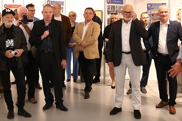 Historia Pogoni Lębork na otwartej w Wieży Ciśnień wystawie z okazji 80-lecia klubu