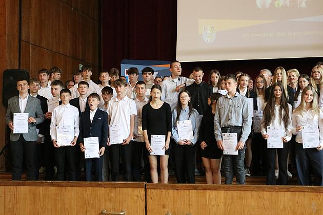 Najlepsi sportowcy wśród uczniów nagrodzeni na XXV Gali Sportu Szkolnego