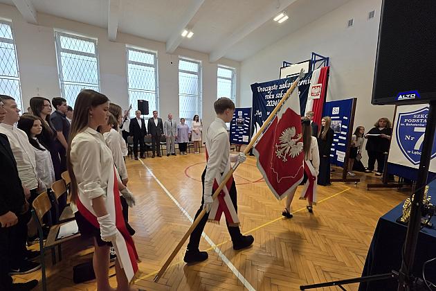 Uroczyste zakończenie roku szkolnego klas VIII w SP7