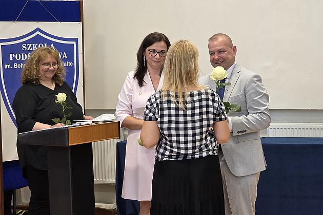 Uroczyste zakończenie roku szkolnego klas VIII w SP7