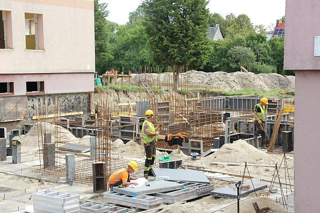 Postępują prace przy budowie pierwszego, miejskiego żłobka