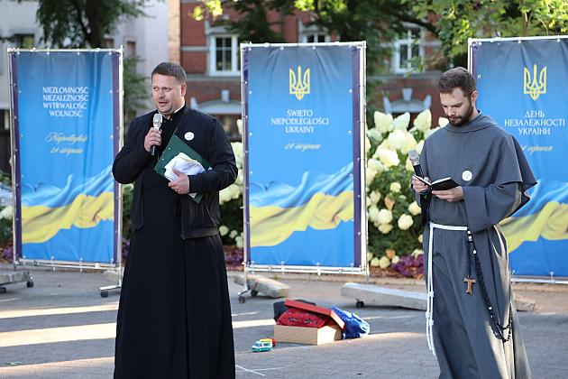 Lębork świętował Dzień Niepodległości Ukrainy