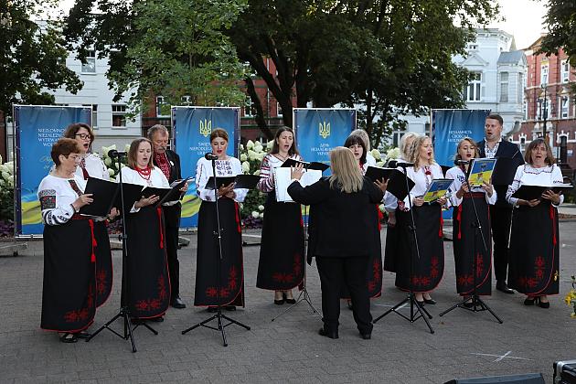 Lębork świętował Dzień Niepodległości Ukrainy