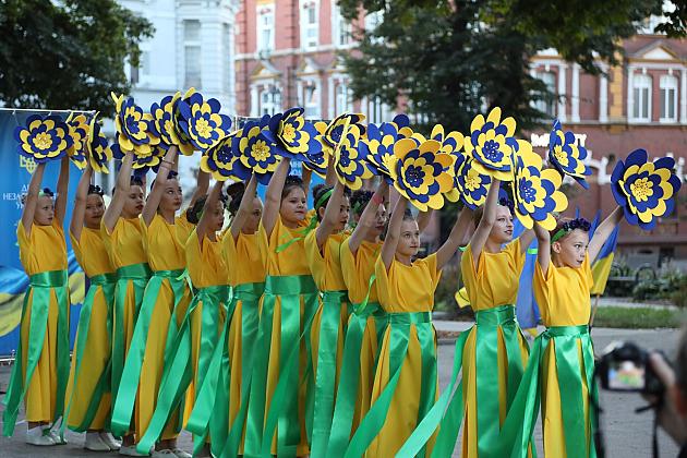 Lębork świętował Dzień Niepodległości Ukrainy