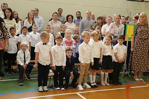 Ślubowanie nowych uczniów Szkoły Podstawowej nr 8