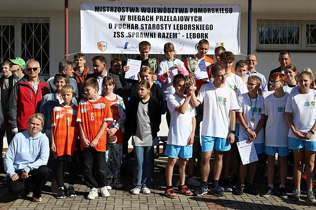 Sportowcy z Wejherowa najlepsi w jubileuszowych biegach przełajowych w Lęborku