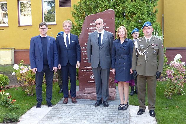 Polskie ofiary II wojny światowej upamiętnione przy jednostce wojskowej